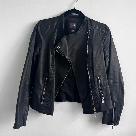 Faux leather jacket Armani Exchange - Picture 1 of 3